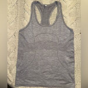 Lululemon swiftly Gray Racerback Tank Top size 12